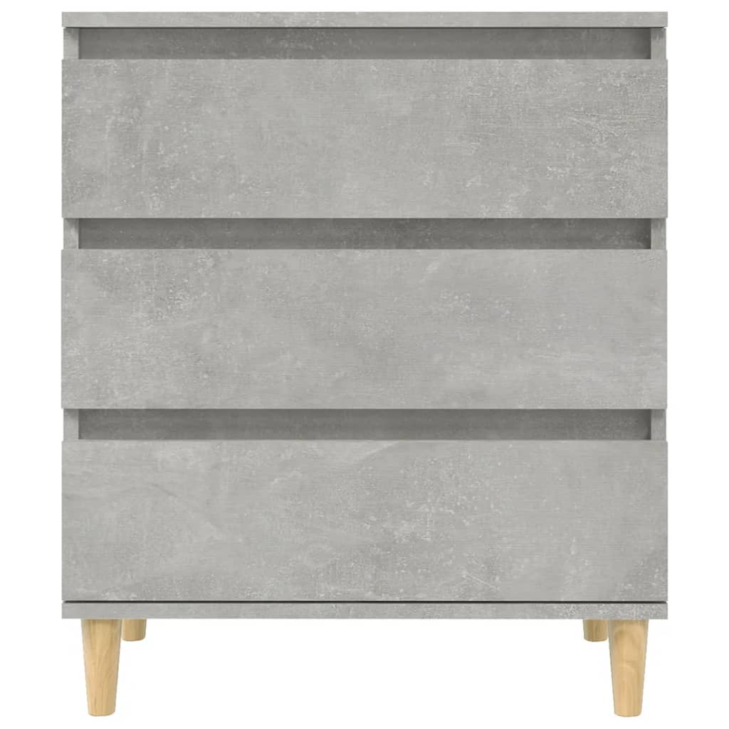 Skjenk Betonggrå 60X35X70 Cm Konstruert Tre