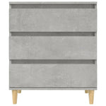 Skjenk Betonggrå 60X35X70 Cm Konstruert Tre