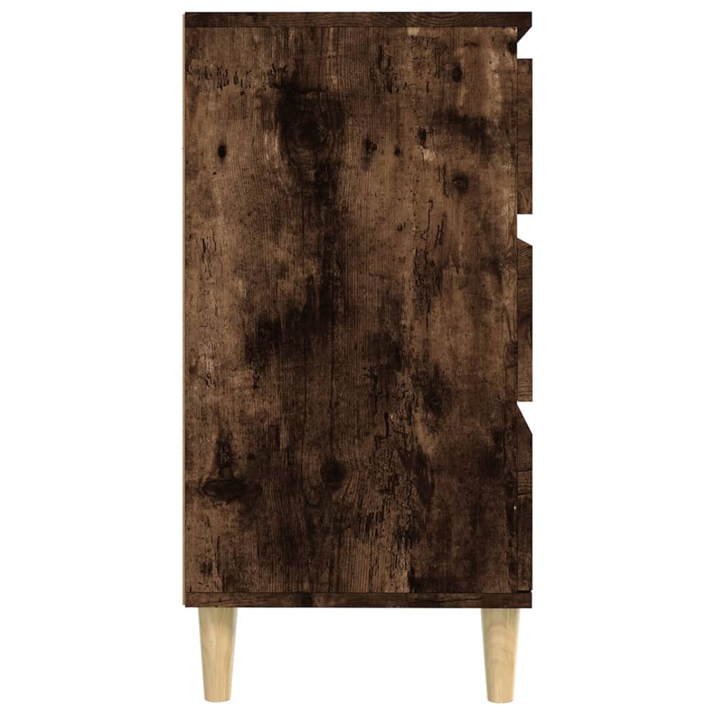 Skjenk Røkt Eik 60X35X70 Cm Konstruert Tre