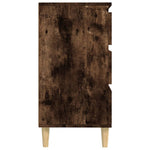 Skjenk Røkt Eik 60X35X70 Cm Konstruert Tre