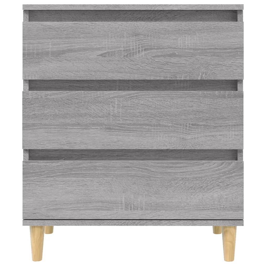 Skjenk Grå Sonoma 60X35X70 Cm Konstruert Tre