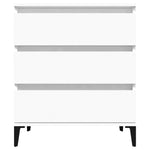 Skjenk Hvit 60X35X70 Cm Konstruert Tre