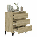 Skjenk Sonoma Eik 60X35X70 Cm Konstruert Tre