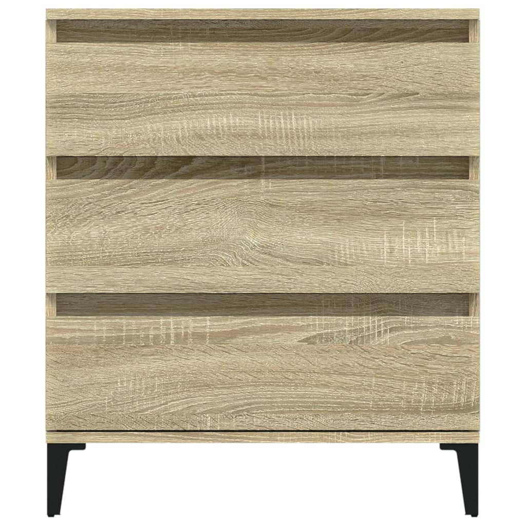 Skjenk Sonoma Eik 60X35X70 Cm Konstruert Tre