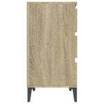 Skjenk Sonoma Eik 60X35X70 Cm Konstruert Tre