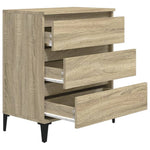 Skjenk Sonoma Eik 60X35X70 Cm Konstruert Tre