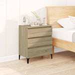 Skjenk Sonoma Eik 60X35X70 Cm Konstruert Tre