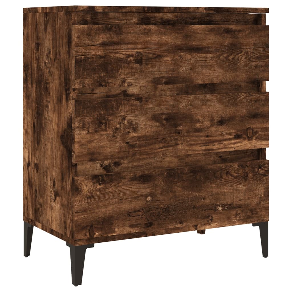 Skjenk Røkt Eik 60X35X70 Cm Konstruert Tre