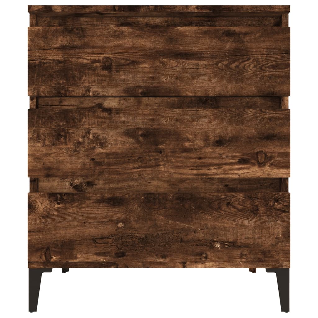 Skjenk Røkt Eik 60X35X70 Cm Konstruert Tre