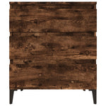 Skjenk Røkt Eik 60X35X70 Cm Konstruert Tre