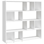 Bokhylle/Romdeler Hvit 105X24X102 Cm