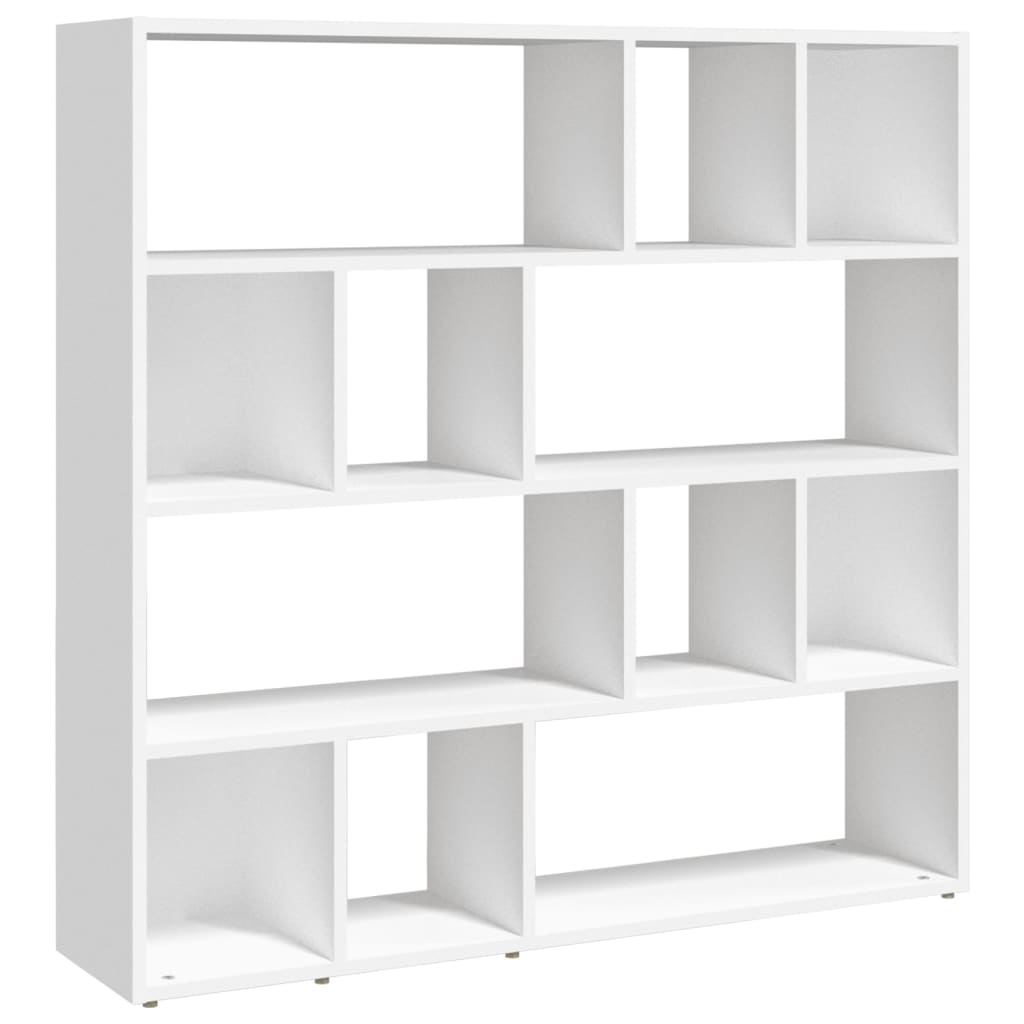 Bokhylle/Romdeler Hvit 105X24X102 Cm