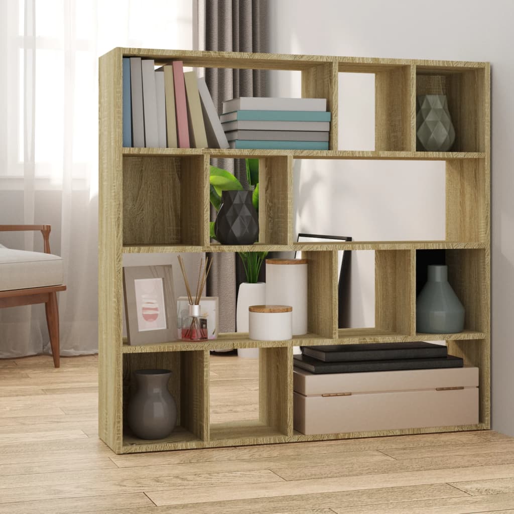 Bokhylle/Romdeler Sonoma Eik 105X24X102 Cm