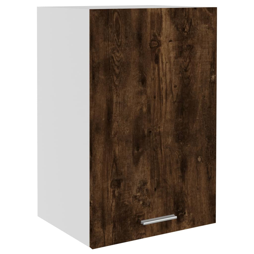 Vegghengt Skap &quot;Lyon&quot; Røkt Eik 39,5X31X60 Cm Konstruert Tre