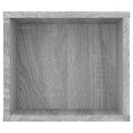 Hengende Tv-Benk Grå Sonoma 100X30X26,5 Cm Konstruert Tre