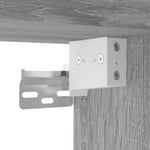 Hengende Tv-Benk Grå Sonoma 100X30X26,5 Cm Konstruert Tre