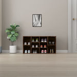 Skobenk Røkt Eik 103X30X55 Cm Konstruert Tre