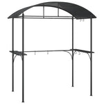 Grilltelt Med Sidehyller Antrasitt 220X115X230 Cm Stål