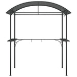Grilltelt Med Sidehyller Antrasitt 220X115X230 Cm Stål
