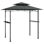 Grilltelt Med Sidehyller Antrasitt 240X150X243 Cm Stål