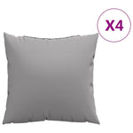 Sofaputer 4 Stk Grå 40X40 Cm Stoff