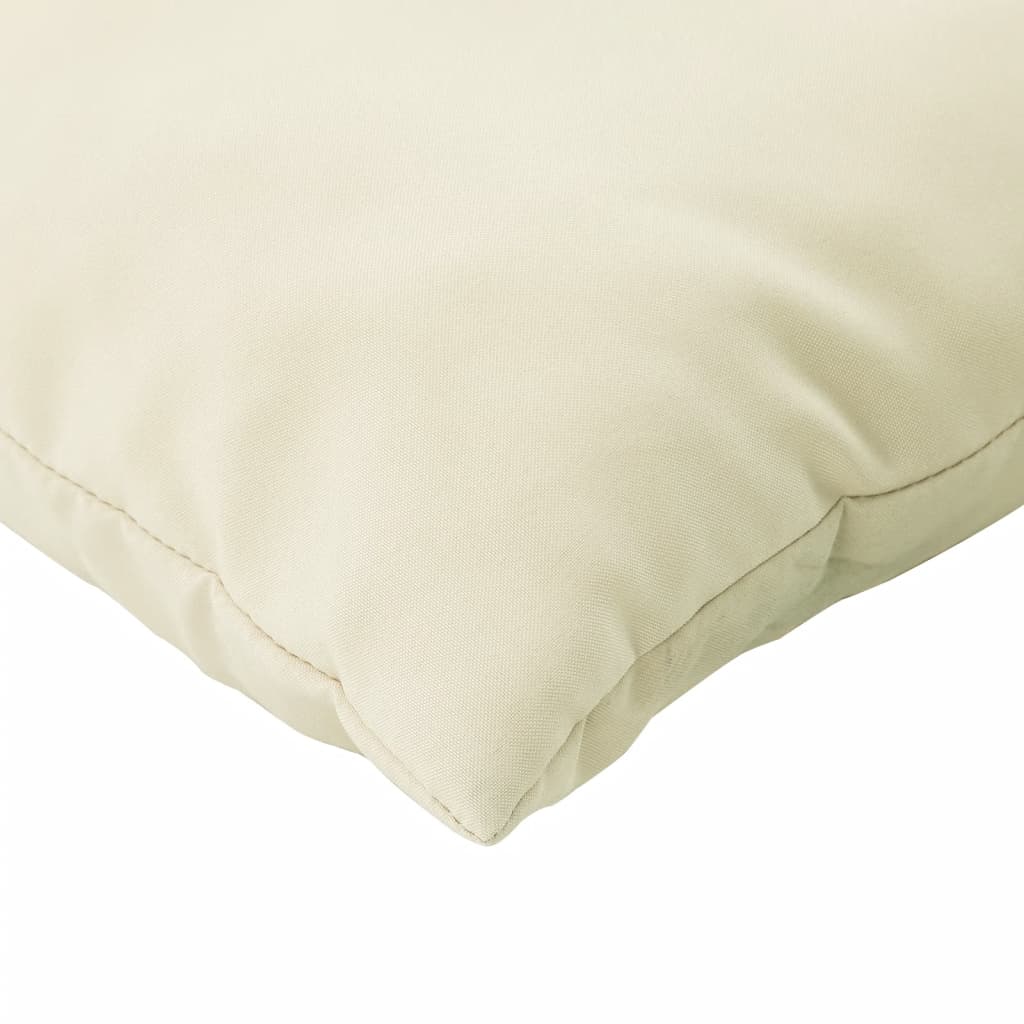 Sofaputer 4 Stk Kremhvit 40X40 Cm Stoff
