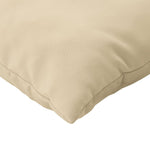 Sofaputer 4 Stk Beige 40X40 Cm Stoff