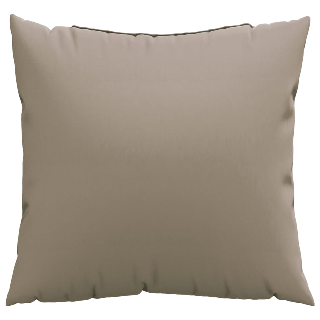 Sofaputer 4 Stk Gråbrun 40X40 Cm Stoff