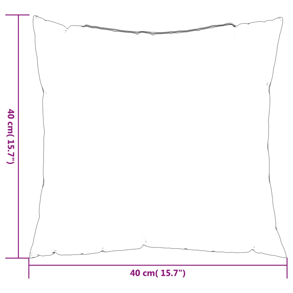 Sofaputer 4 Stk Gråbrun 40X40 Cm Stoff