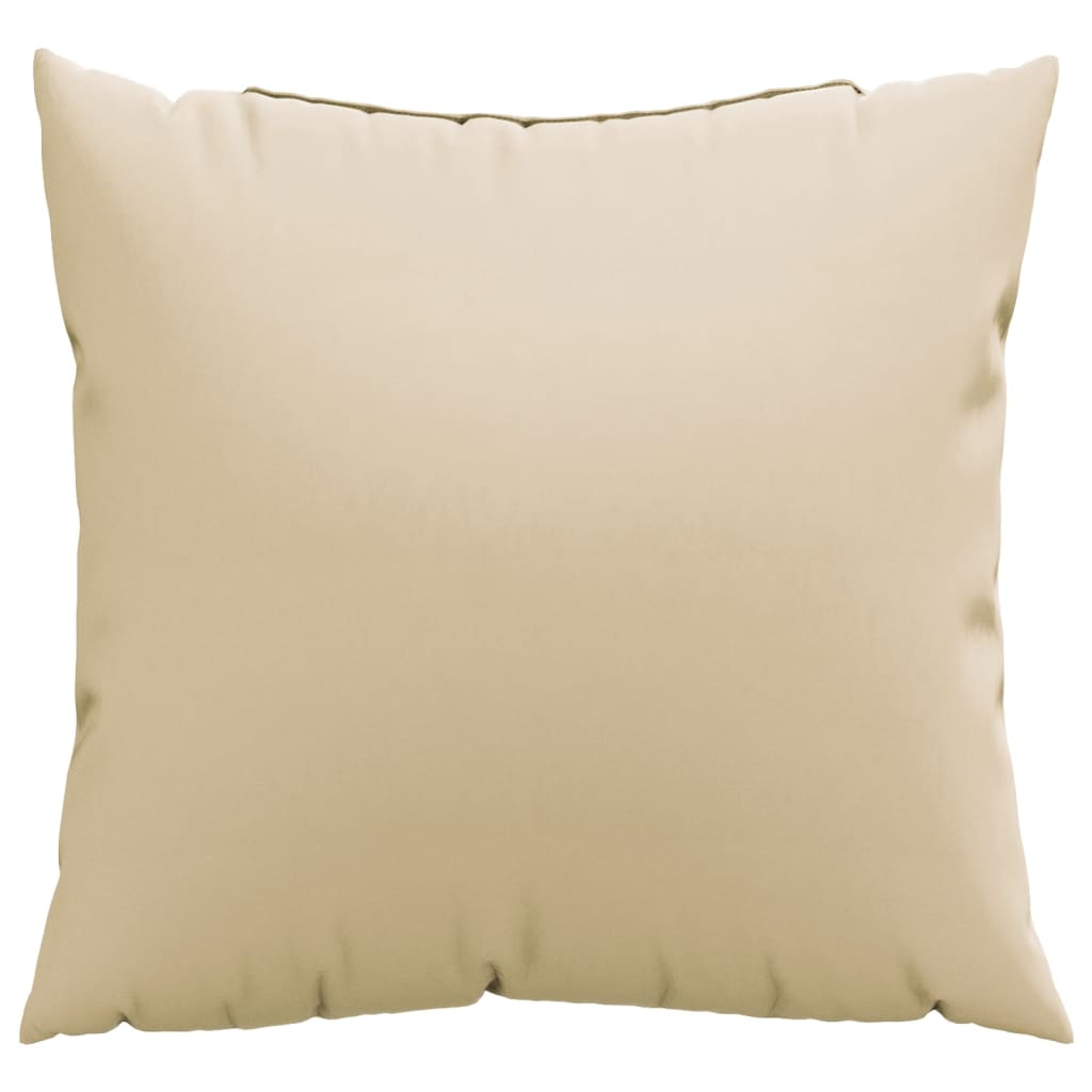 Sofaputer 4 Stk Beige 50X50 Cm Stoff