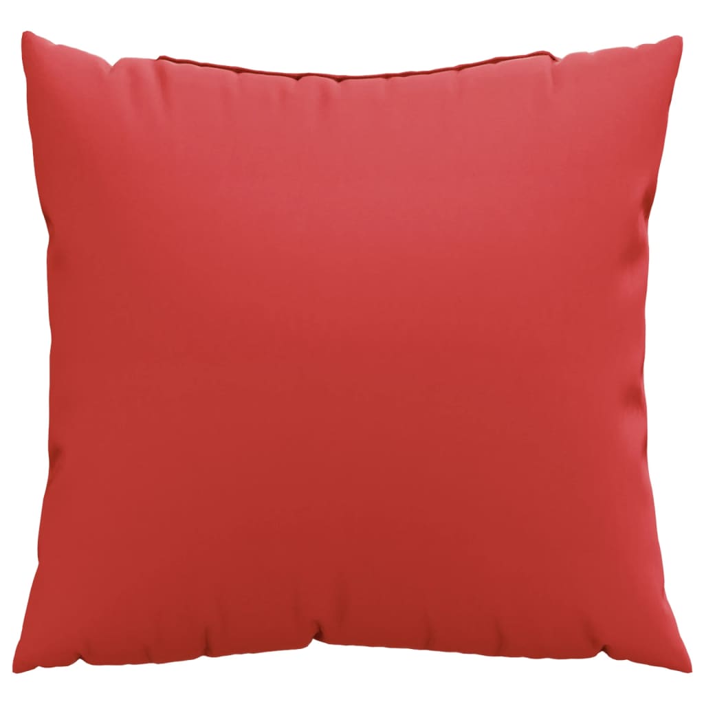 Sofaputer 4 Stk Rød 50X50 Cm Stoff