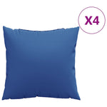 Sofaputer 4 Stk Kongeblå 50X50 Cm Stoff