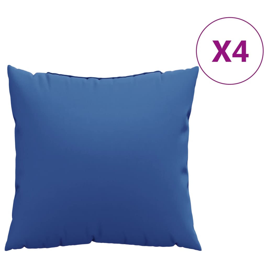 Sofaputer 4 Stk Kongeblå 50X50 Cm Stoff