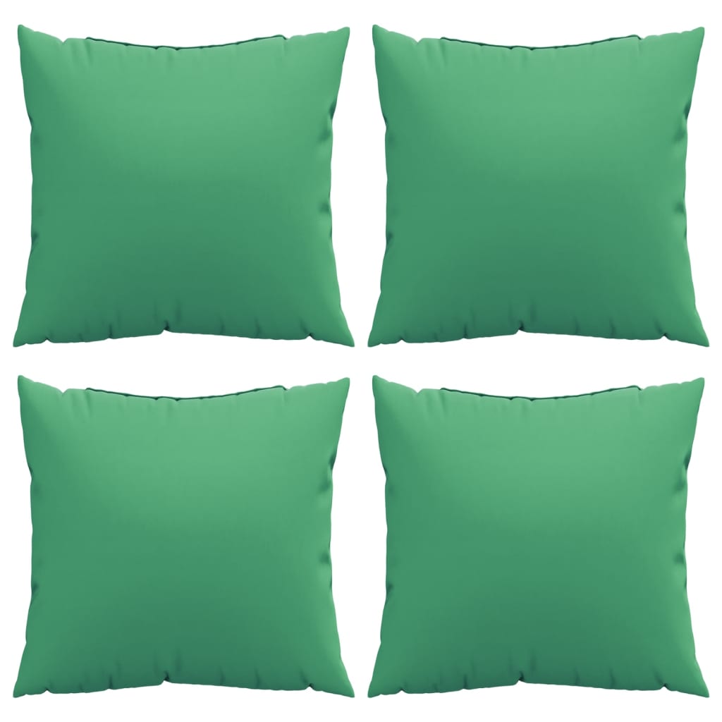 Sofaputer 4 Stk Grønn 60X60 Cm Stoff