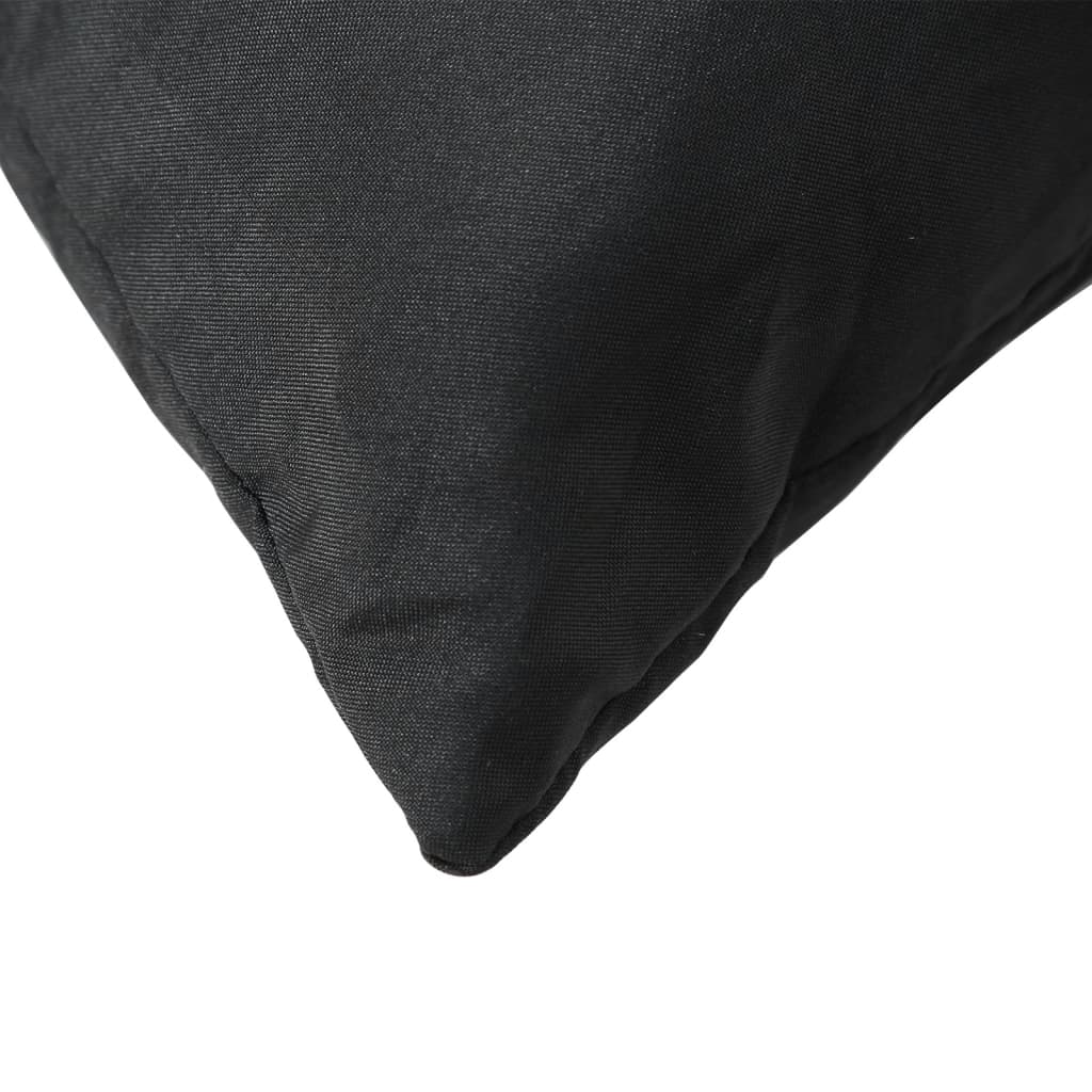 Sofaputer 4 Stk Svart 60X60 Cm Stoff