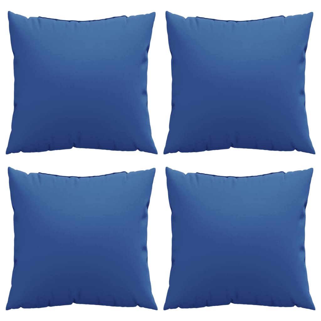 Sofaputer 4 Stk Kongeblå 60X60 Cm Stoff