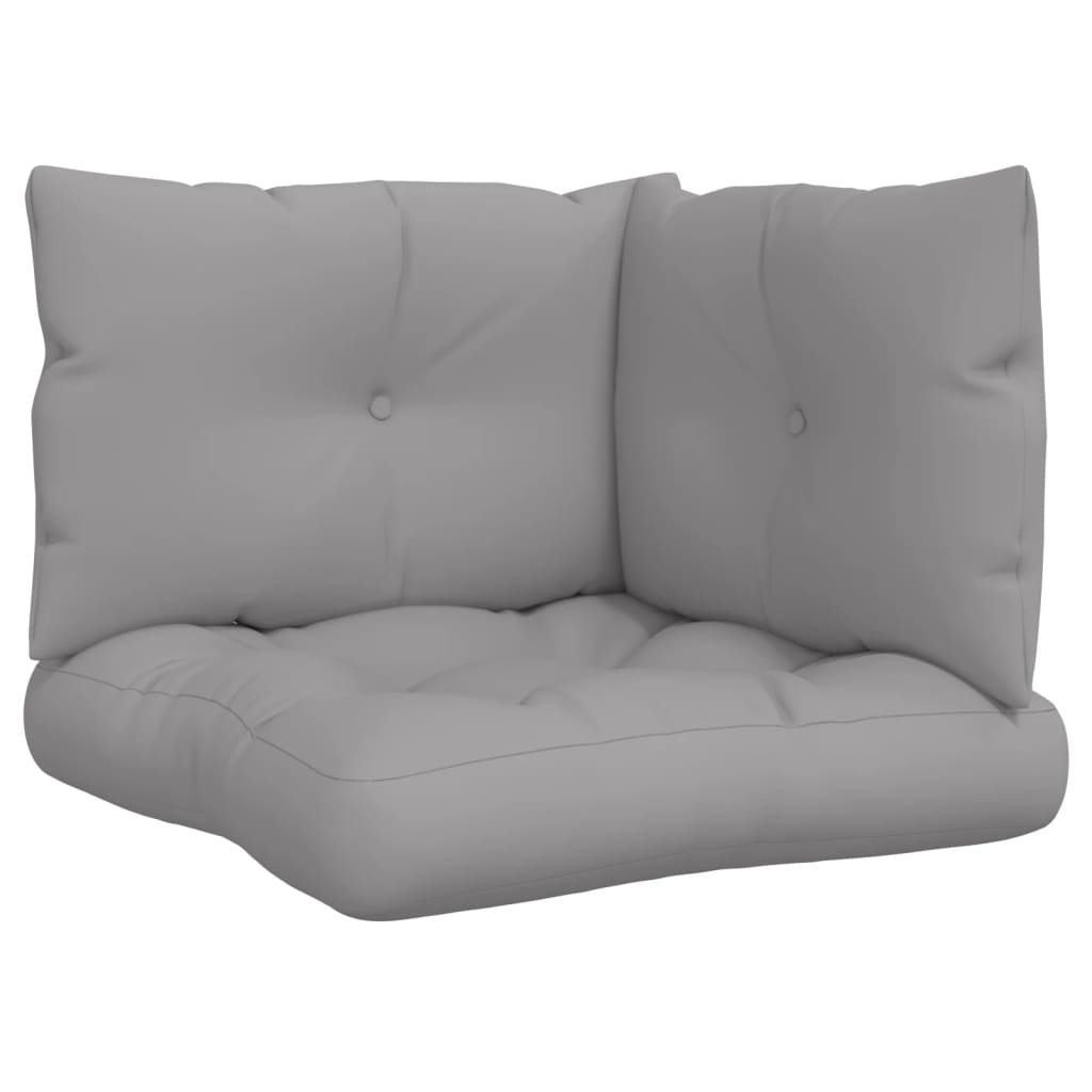 Palleputer 3 Stk Polyester Grå