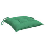 Stolputer 4 Stk Grønn 40X40X7 Cm Oxfordstoff