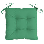 Stolputer 4 Stk Grønn 40X40X7 Cm Oxfordstoff