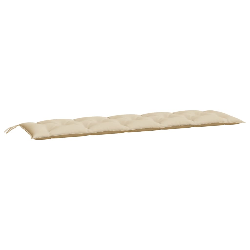 Puter Til Hagebenk 2 Stk Beige 180X50X7 Cm Oxfordstoff