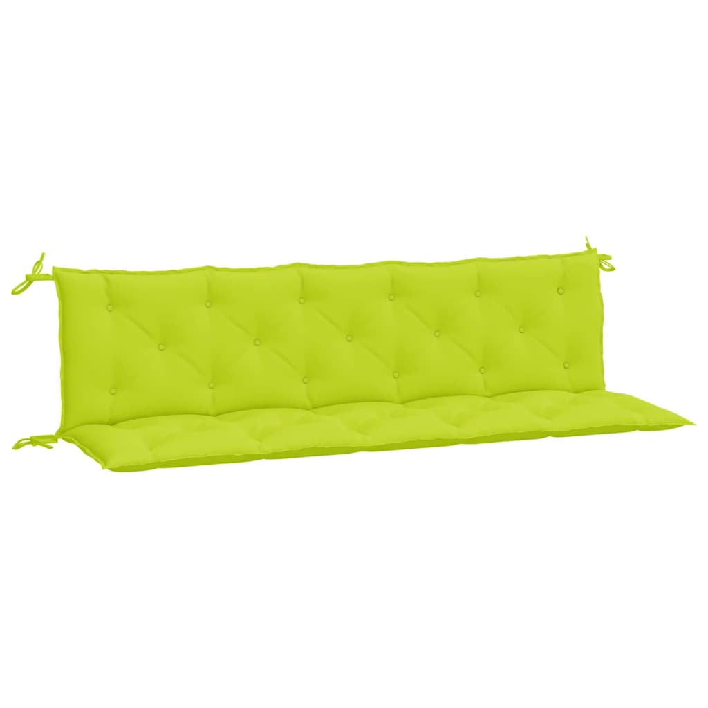 Puter Til Hagebenk 2 Stk Knallgrønn 180X50X7 Cm Oxfordstoff