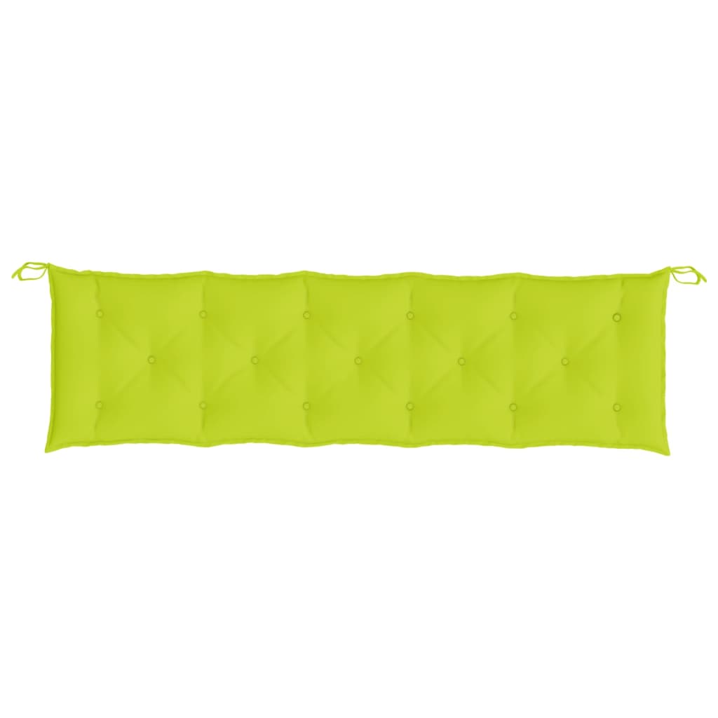 Puter Til Hagebenk 2 Stk Knallgrønn 180X50X7 Cm Oxfordstoff