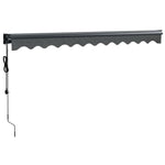 Automatisk Uttrekkbar Markise Antrasitt 3X2,5 M