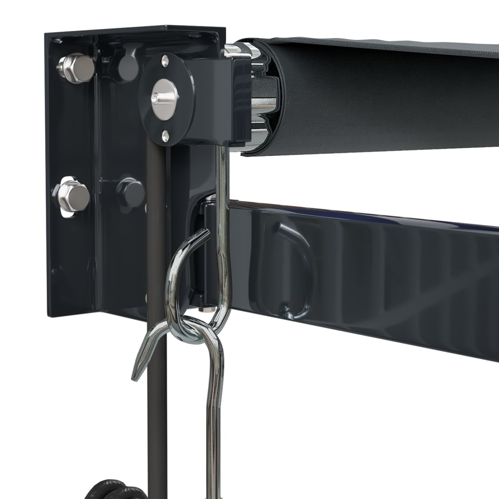 Automatisk Uttrekkbar Markise Antrasitt 3X2,5 M
