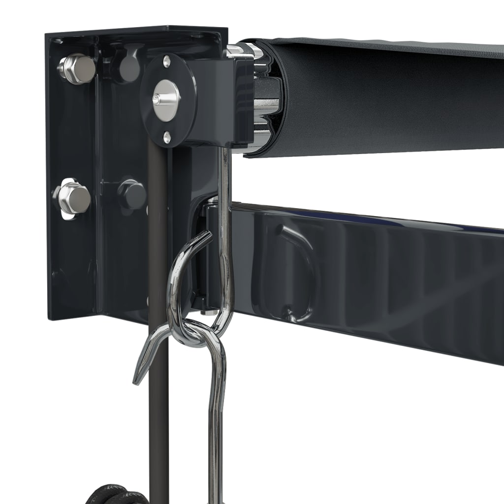 Automatisk Uttrekkbar Markise Antrasitt 3,5X2,5 M