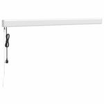 Uttrekkbar Markise Gul Og Hvit 3X2,5 M Stoff Og Aluminium