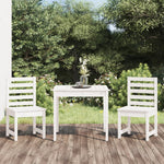 Hagebistrosett Hvit 3 Deler Heltre Furu