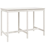 Hagebarsett 7 Deler Hvit Heltre Furu