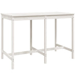 Hagebarsett 7 Deler Hvit Heltre Furu