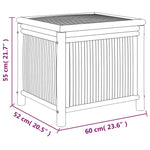 Putekasse 60X52X55 Cm Bambus